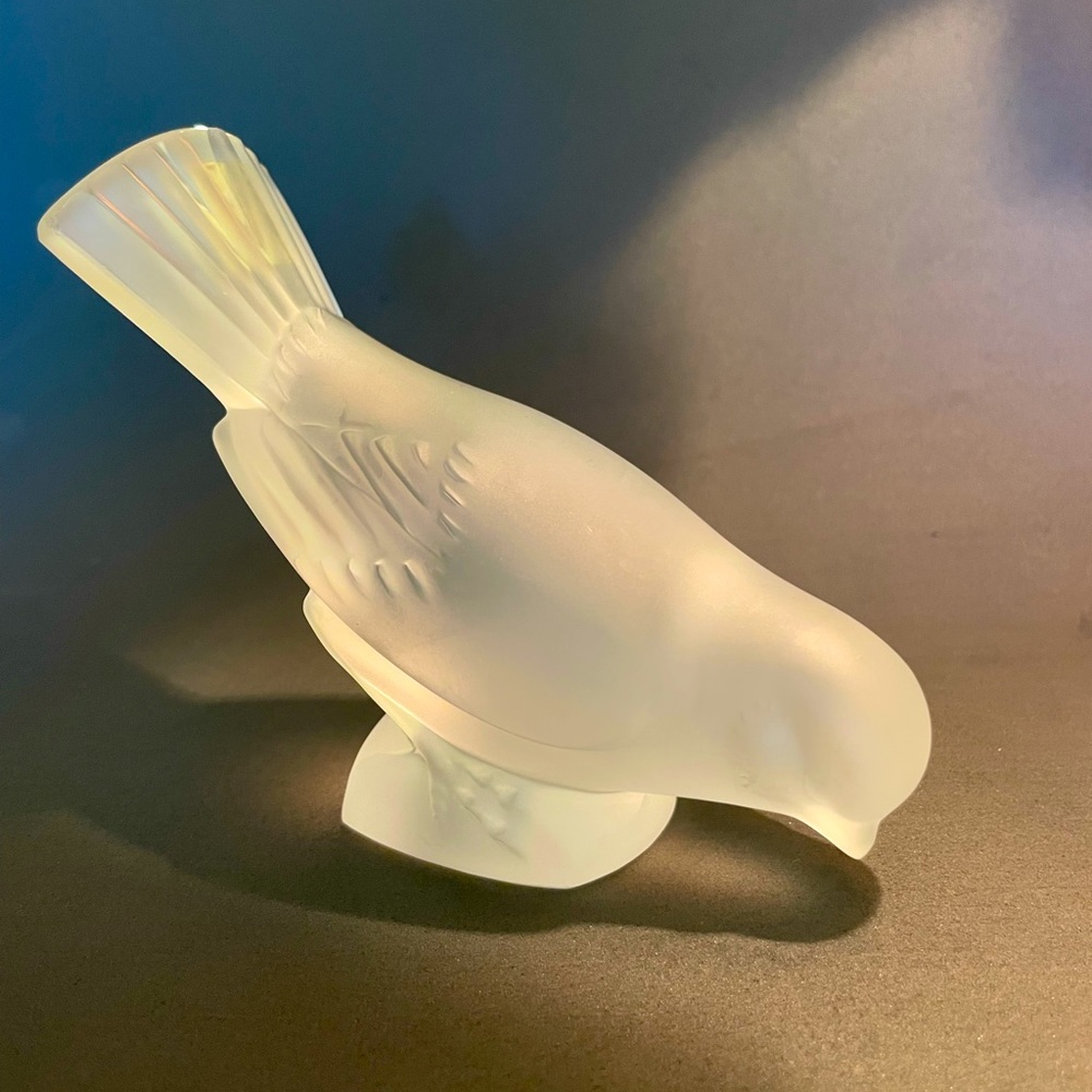 Lalique France *Rare* Vintage Crystal Bird